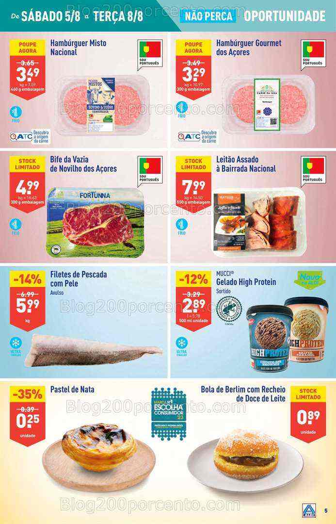 Antevisão Folheto ALDI Promoções de 2 a 8 agosto