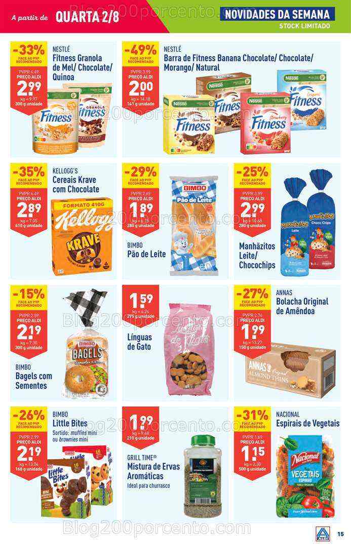 Antevisão Folheto ALDI Promoções de 2 a 8 agosto