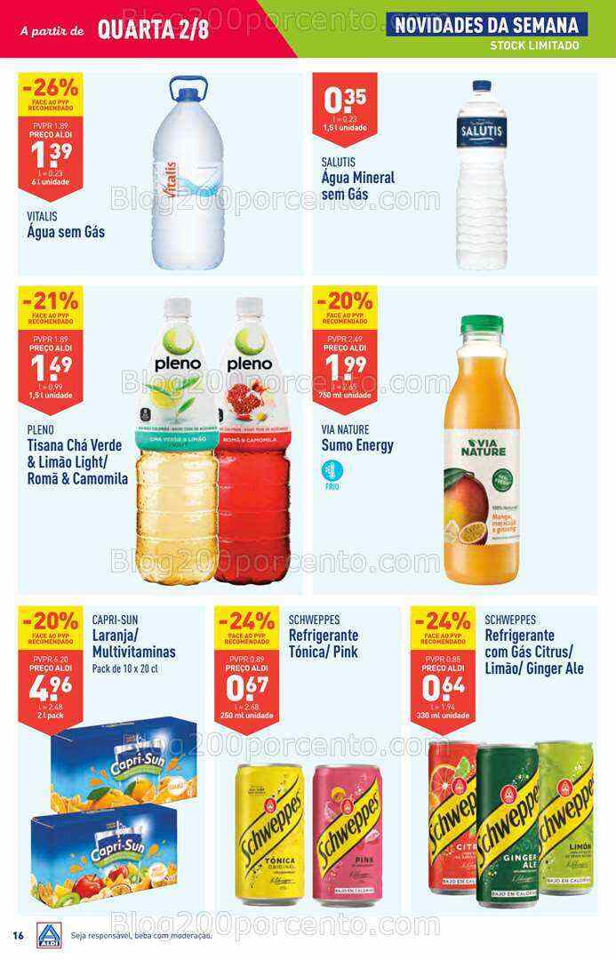 Antevisão Folheto ALDI Promoções de 2 a 8 agosto