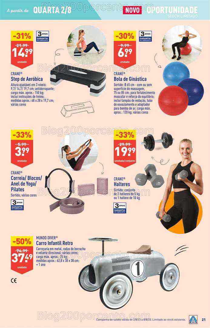 Antevisão Folheto ALDI Promoções de 2 a 8 agosto