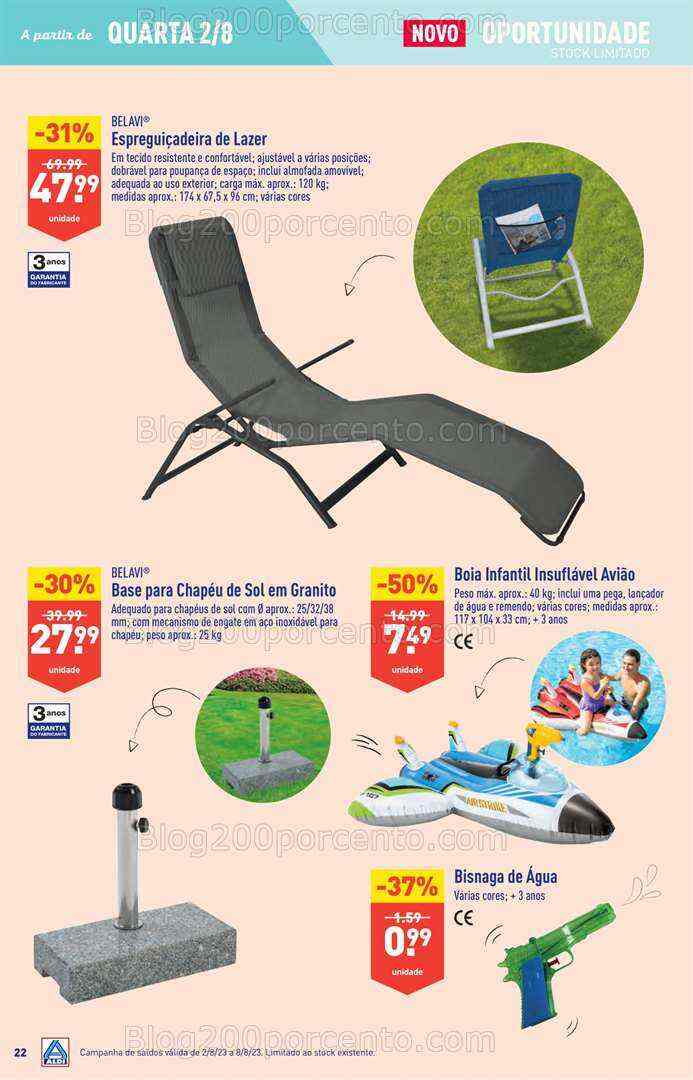 Antevisão Folheto ALDI Promoções de 2 a 8 agosto