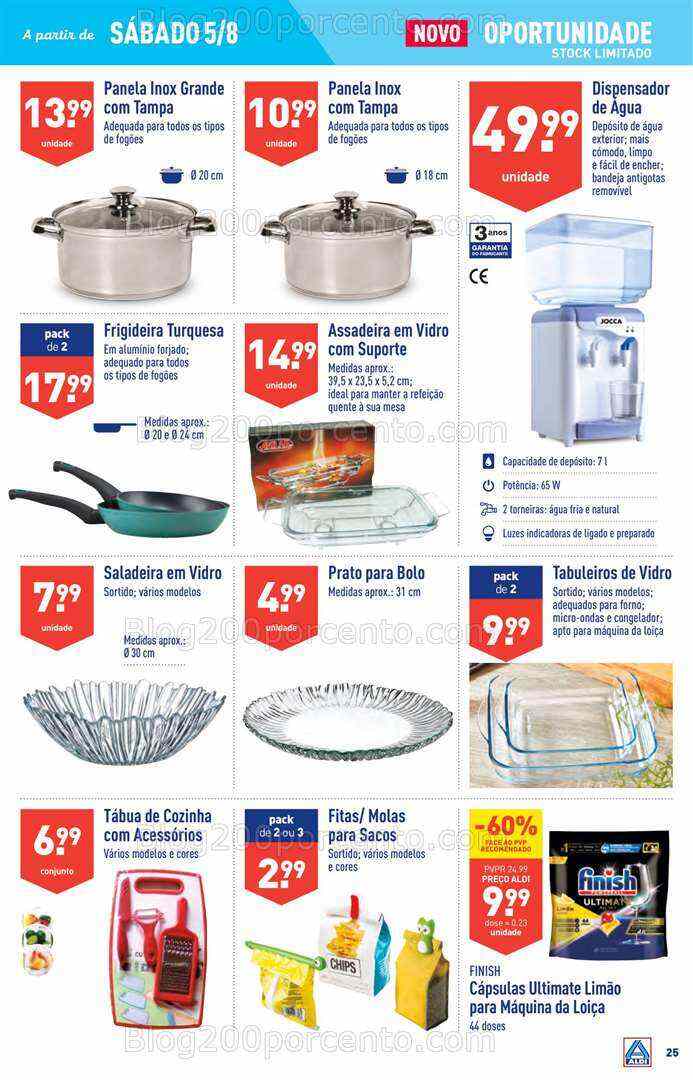 Antevisão Folheto ALDI Promoções de 2 a 8 agosto