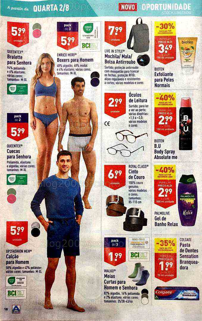 Antevisão Folheto ALDI Bazar Promoções a partir de 2 agosto