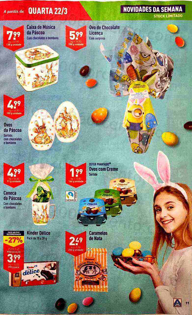 Antevisão Folheto ALDI Promoções de 22 a 28 março
