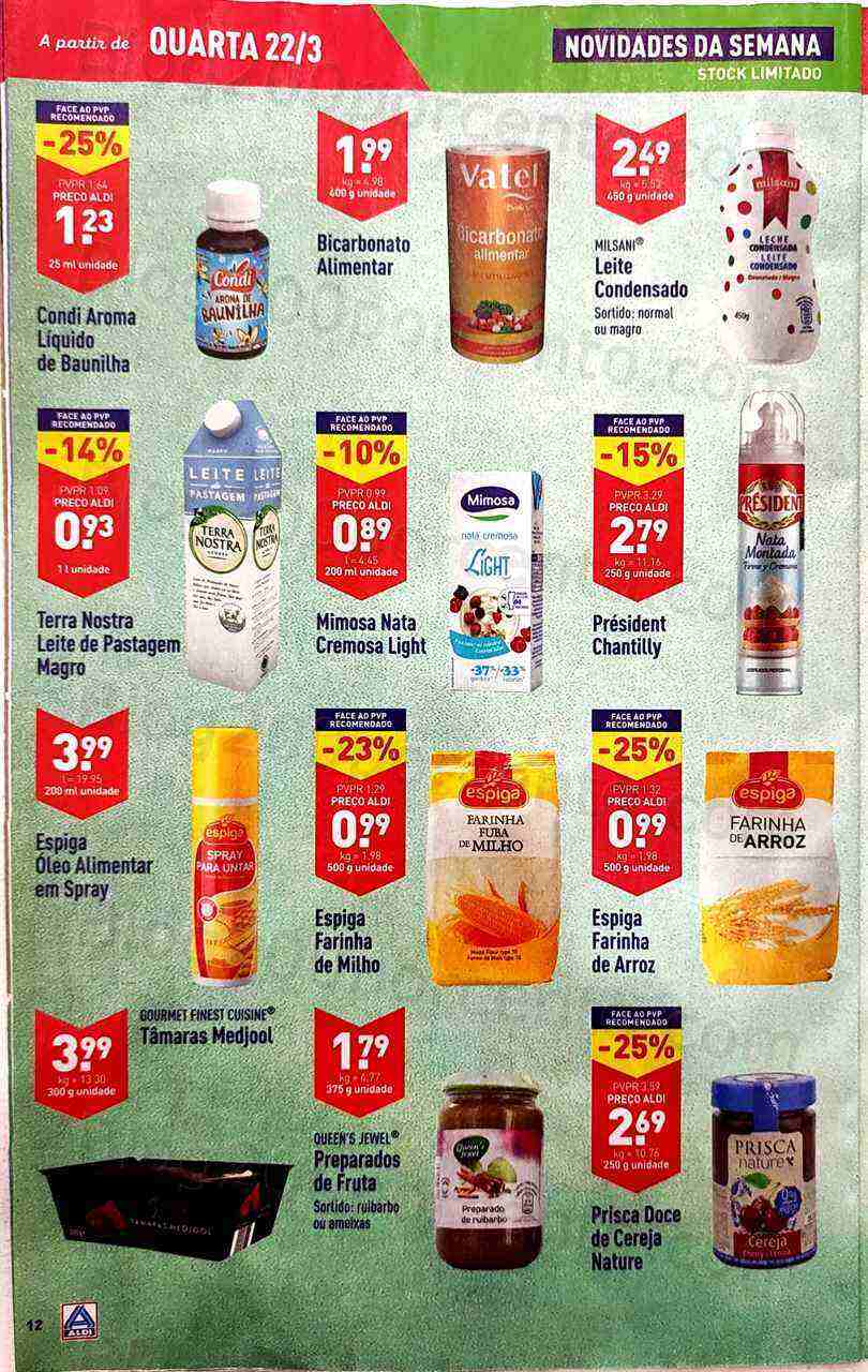 Antevisão Folheto ALDI Promoções de 22 a 28 março