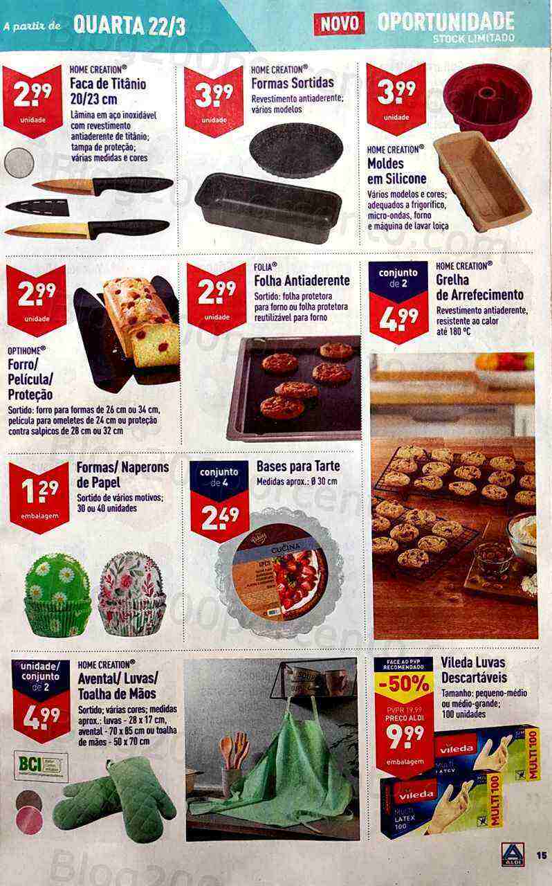 Antevisão Folheto ALDI Promoções de 22 a 28 março