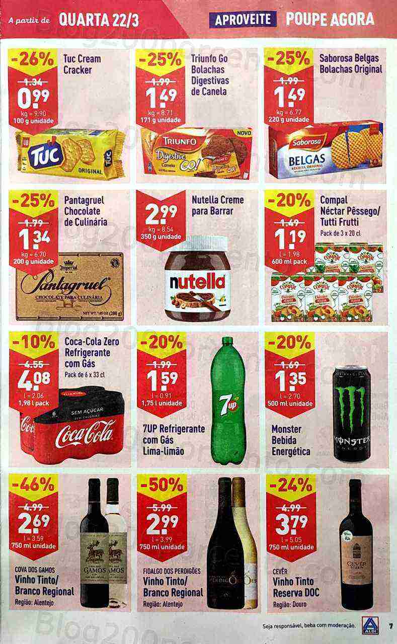 Antevisão Folheto ALDI Promoções de 22 a 28 março