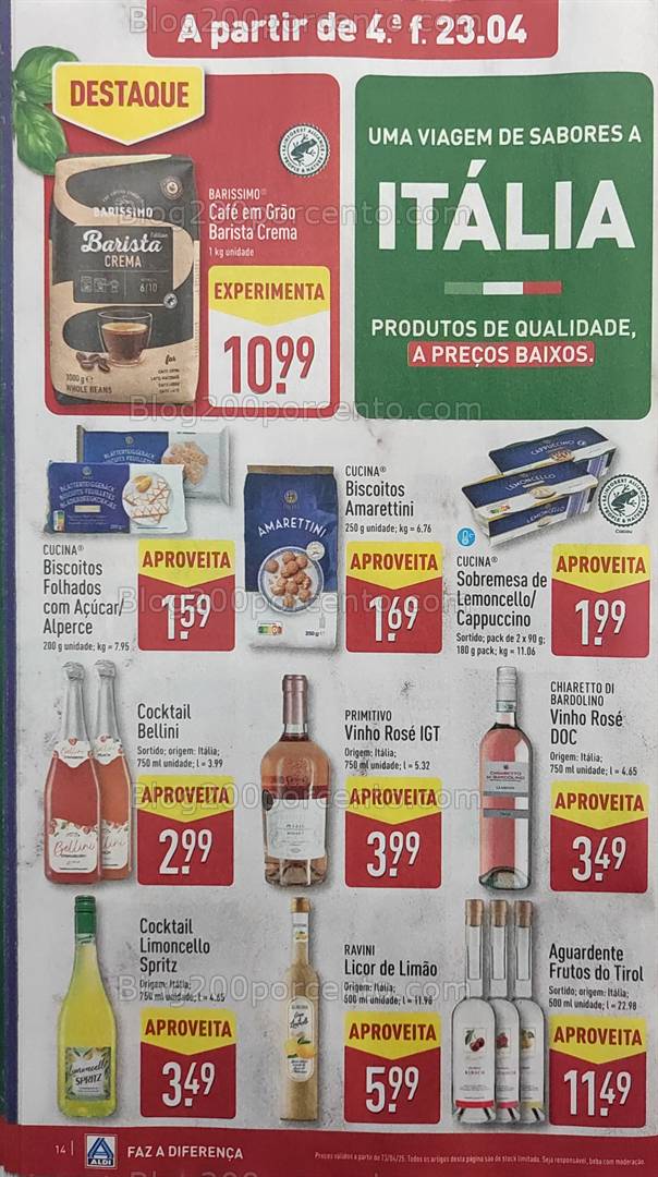 Antevisão Folheto ALDI Promoções de 23 a 29 Abril