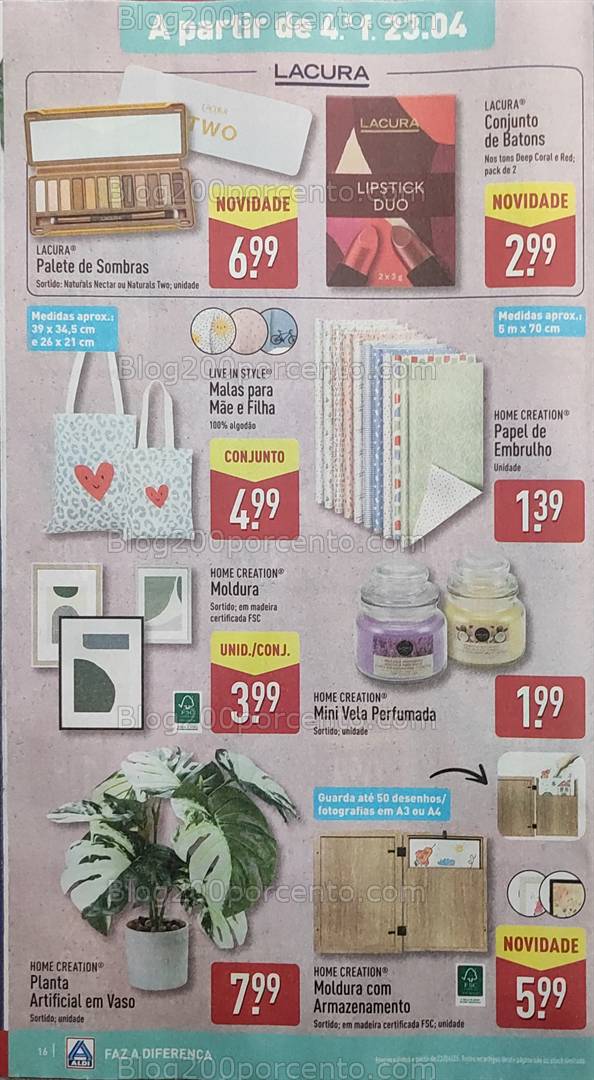 Antevisão Folheto ALDI Promoções de 23 a 29 Abril