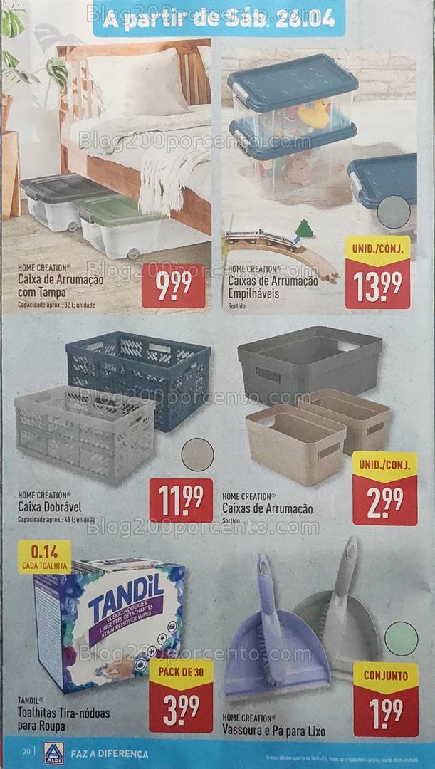 Antevisão Folheto ALDI Promoções de 23 a 29 Abril