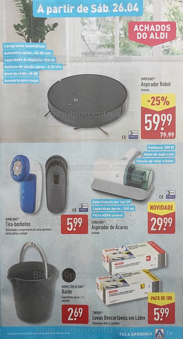 Antevisão Folheto ALDI Promoções de 23 a 29 Abril