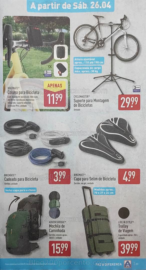 Antevisão Folheto ALDI Promoções de 23 a 29 Abril