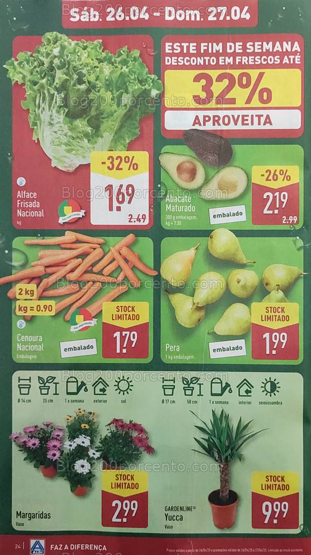 Antevisão Folheto ALDI Promoções de 23 a 29 Abril