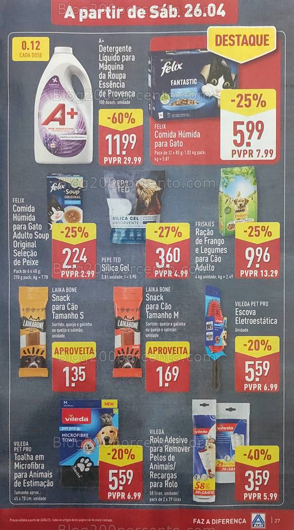 Antevisão Folheto ALDI Promoções de 23 a 29 Abril