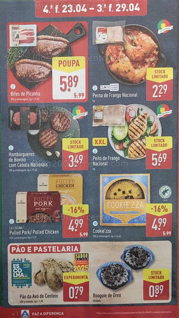 Antevisão Folheto ALDI Promoções de 23 a 29 Abril