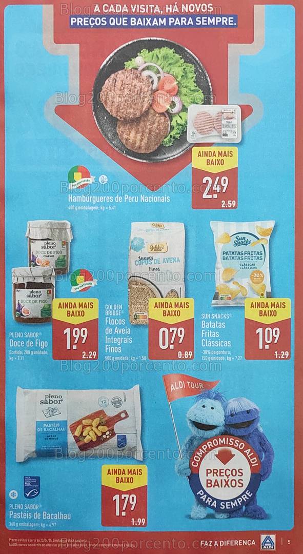 Antevisão Folheto ALDI Promoções de 23 a 29 Abril