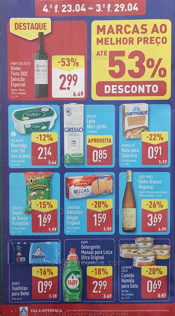 Antevisão Folheto ALDI Promoções de 23 a 29 Abril