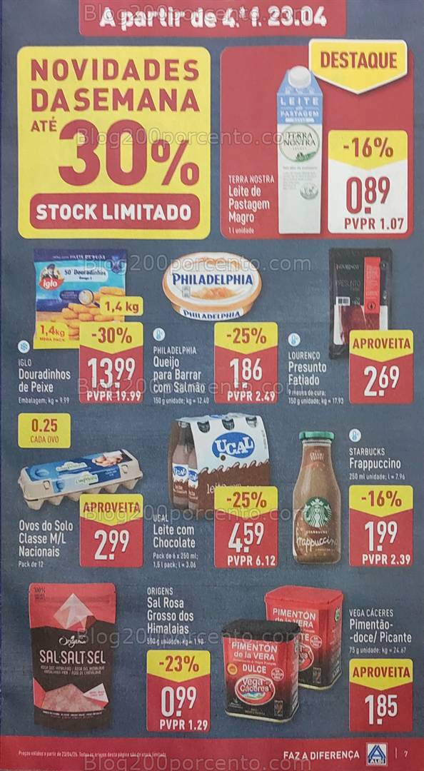 Antevisão Folheto ALDI Promoções de 23 a 29 Abril