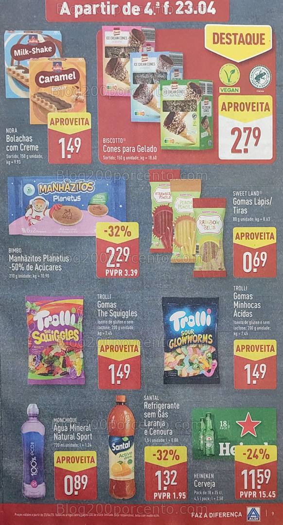 Antevisão Folheto ALDI Promoções de 23 a 29 Abril