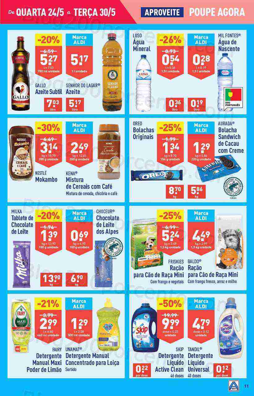 Antevisão Folheto ALDI Promoções de 24 a 30 maio