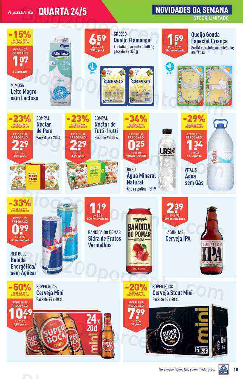 Antevisão Folheto ALDI Promoções de 24 a 30 maio