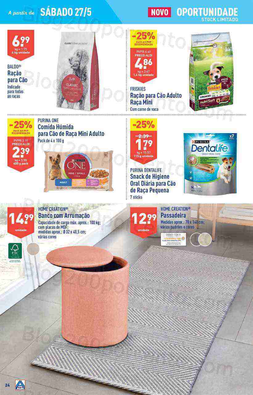 Antevisão Folheto ALDI Promoções de 24 a 30 maio