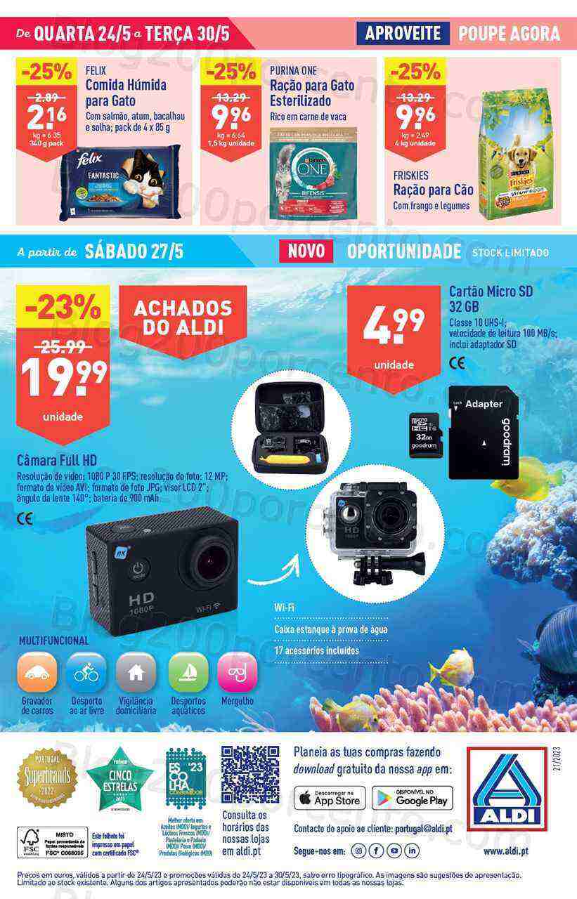 Antevisão Folheto ALDI Promoções de 24 a 30 maio