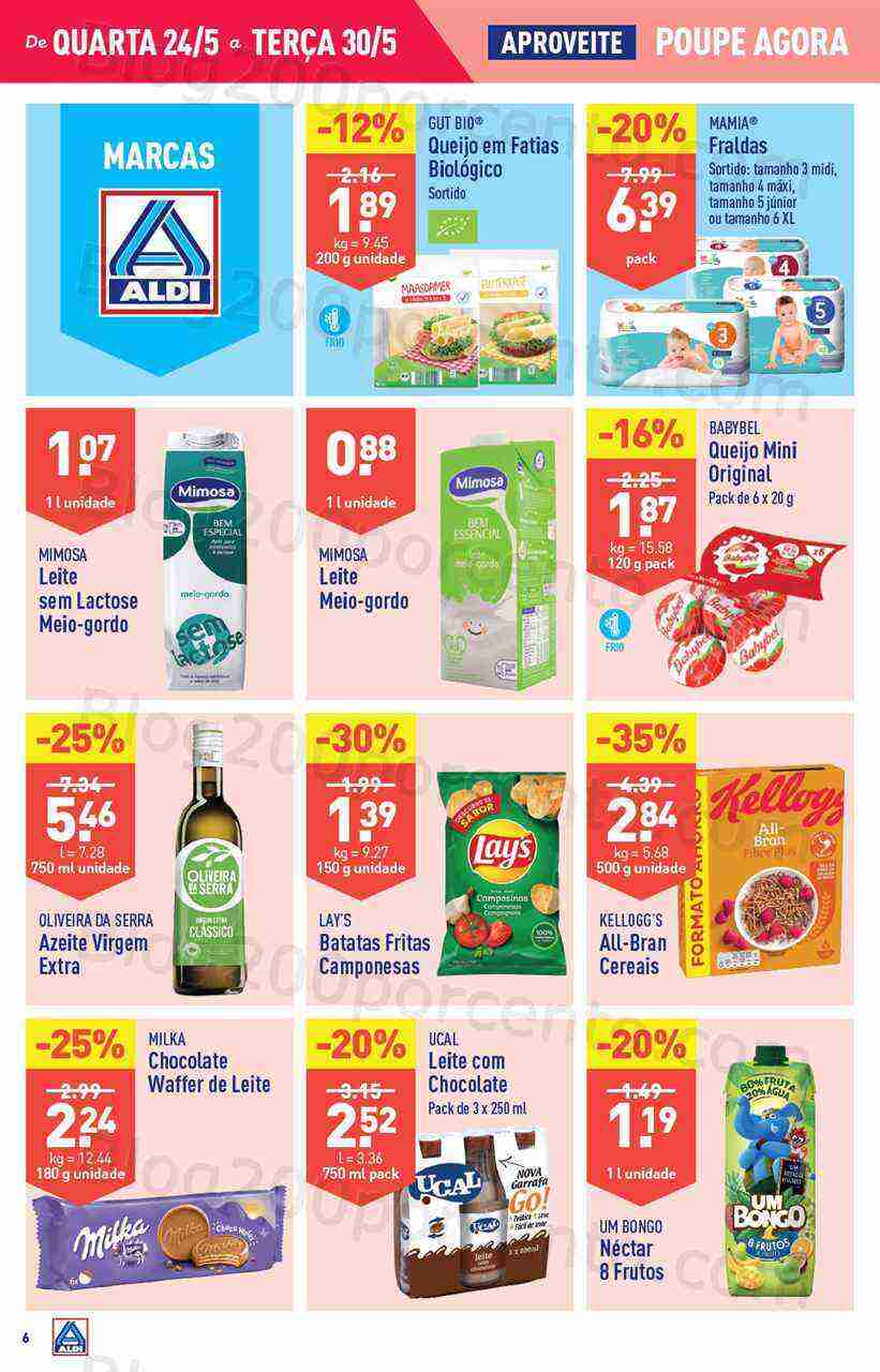 Antevisão Folheto ALDI Promoções de 24 a 30 maio
