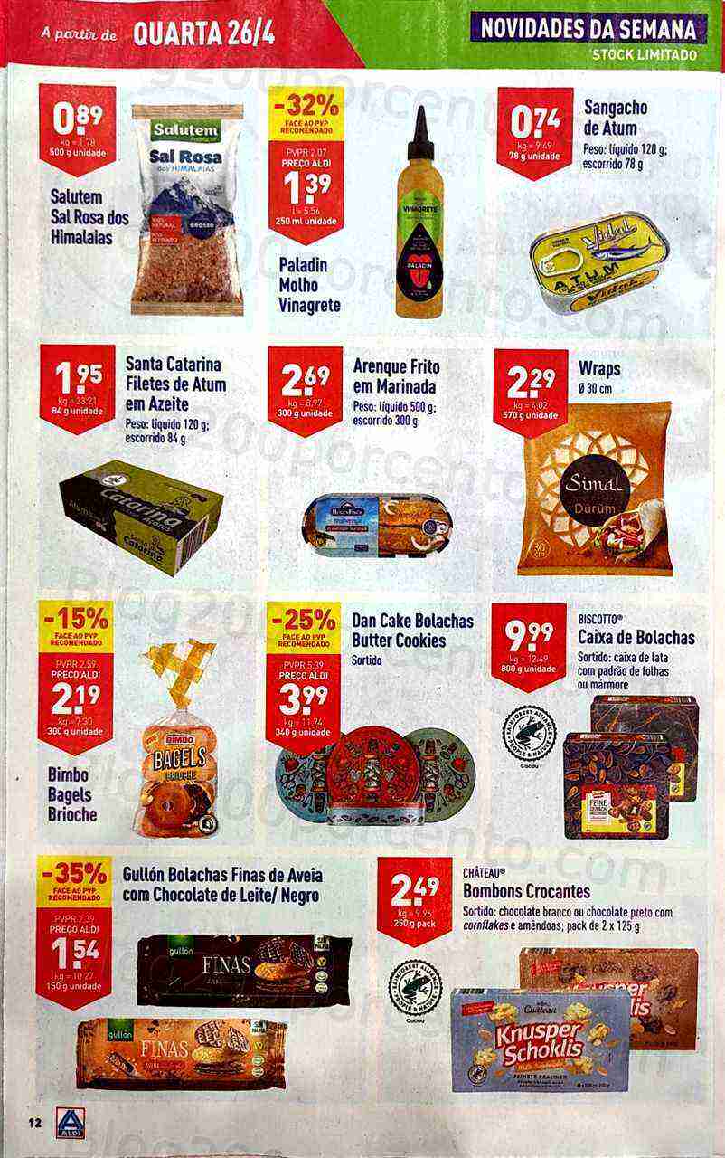 Antevisão Folheto ALDI Promoções de 26 abril a 2 maio