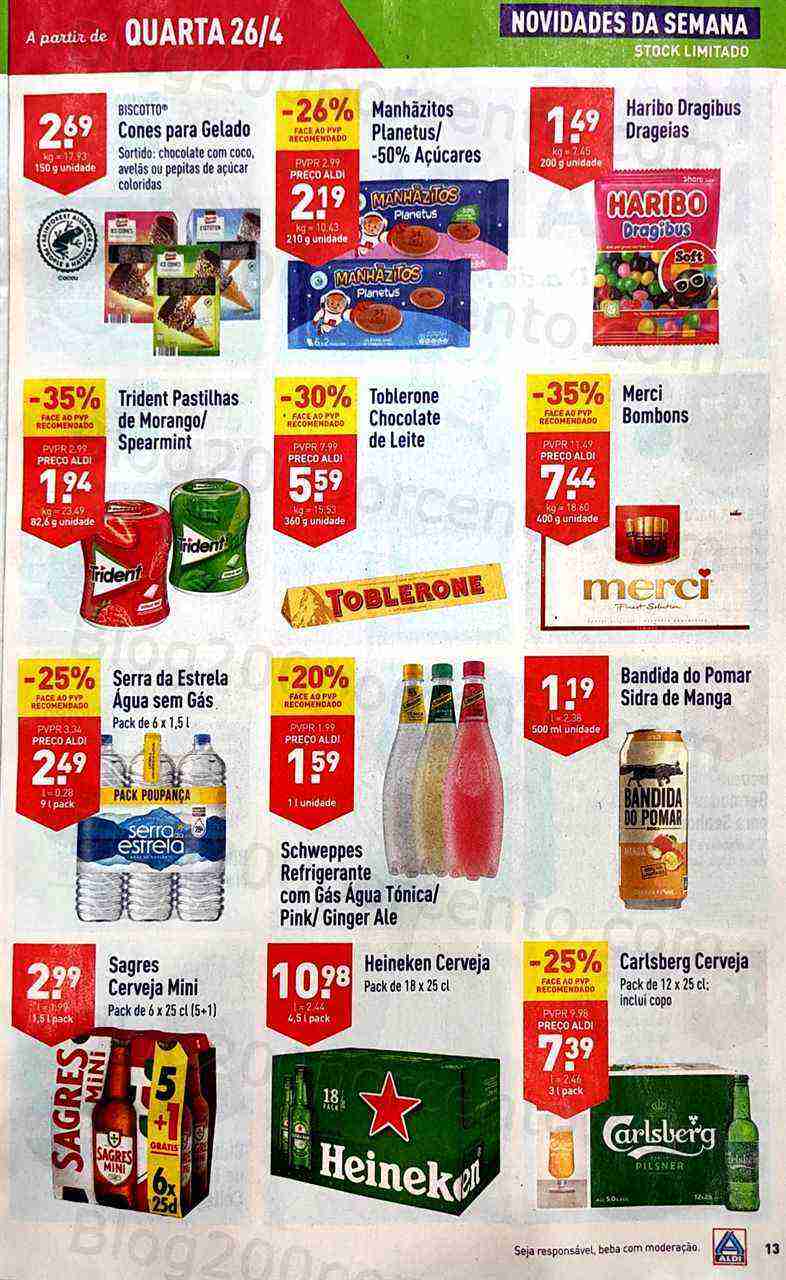 Antevisão Folheto ALDI Promoções de 26 abril a 2 maio