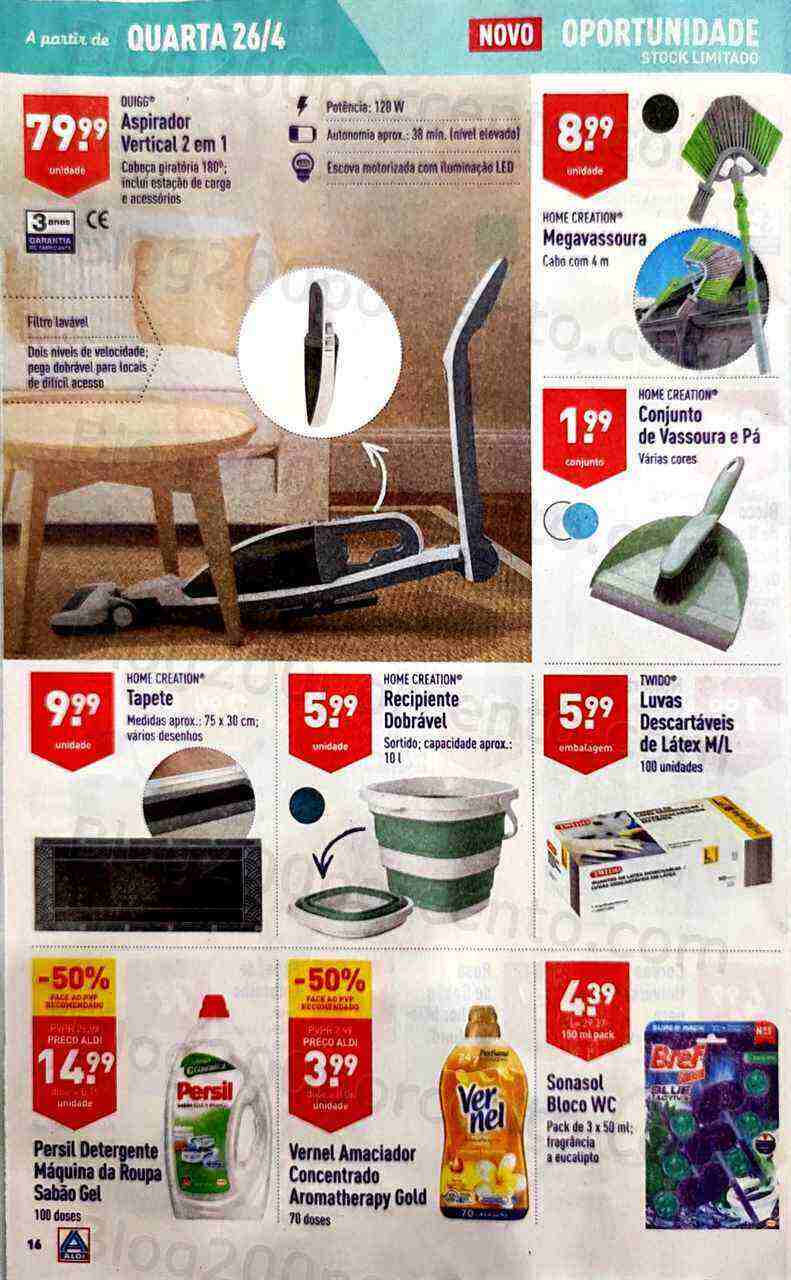 Antevisão Folheto ALDI Promoções de 26 abril a 2 maio
