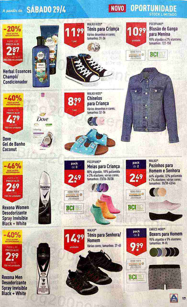 Antevisão Folheto ALDI Promoções de 26 abril a 2 maio