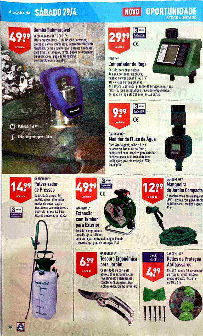Antevisão Folheto ALDI Promoções de 26 abril a 2 maio