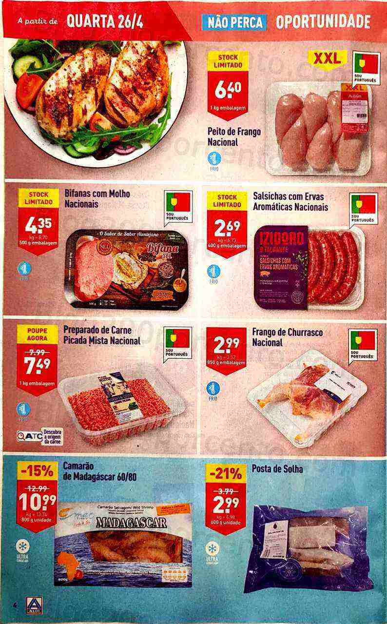 Antevisão Folheto ALDI Promoções de 26 abril a 2 maio