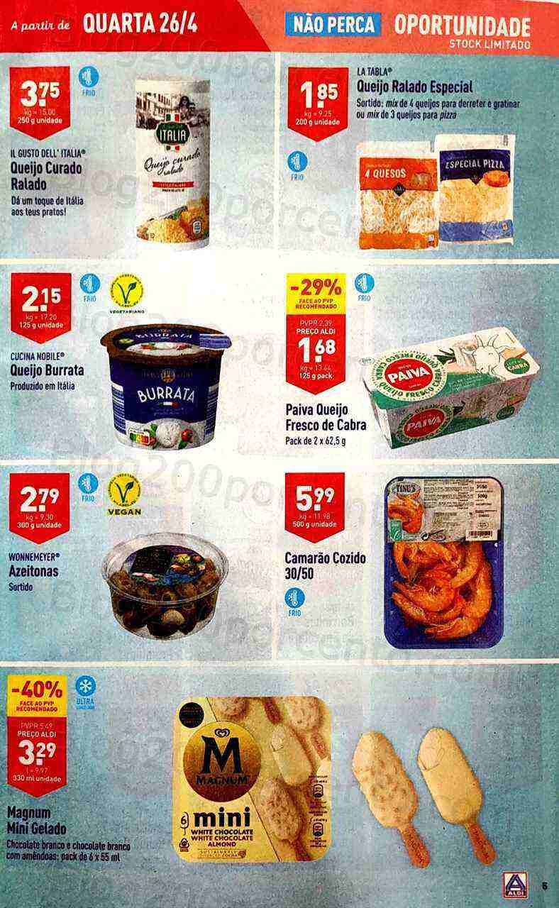 Antevisão Folheto ALDI Promoções de 26 abril a 2 maio