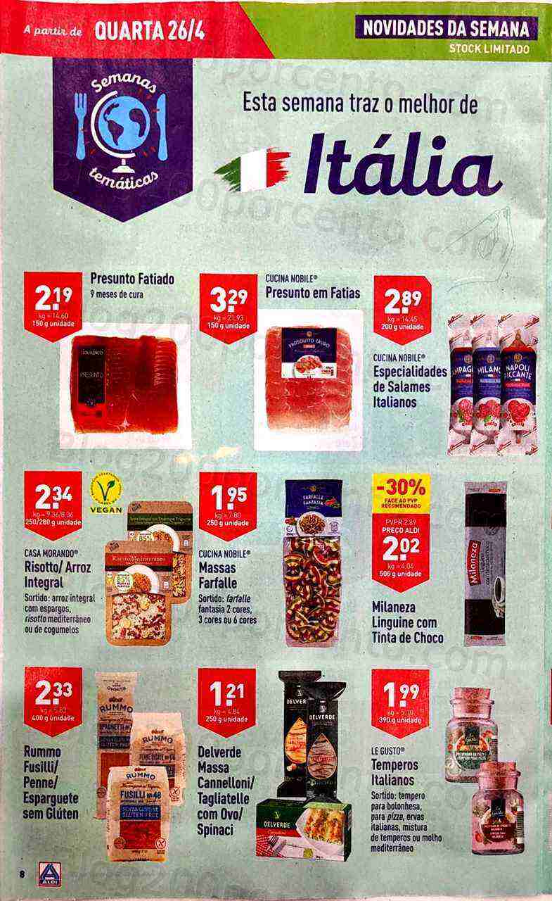 Antevisão Folheto ALDI Promoções de 26 abril a 2 maio