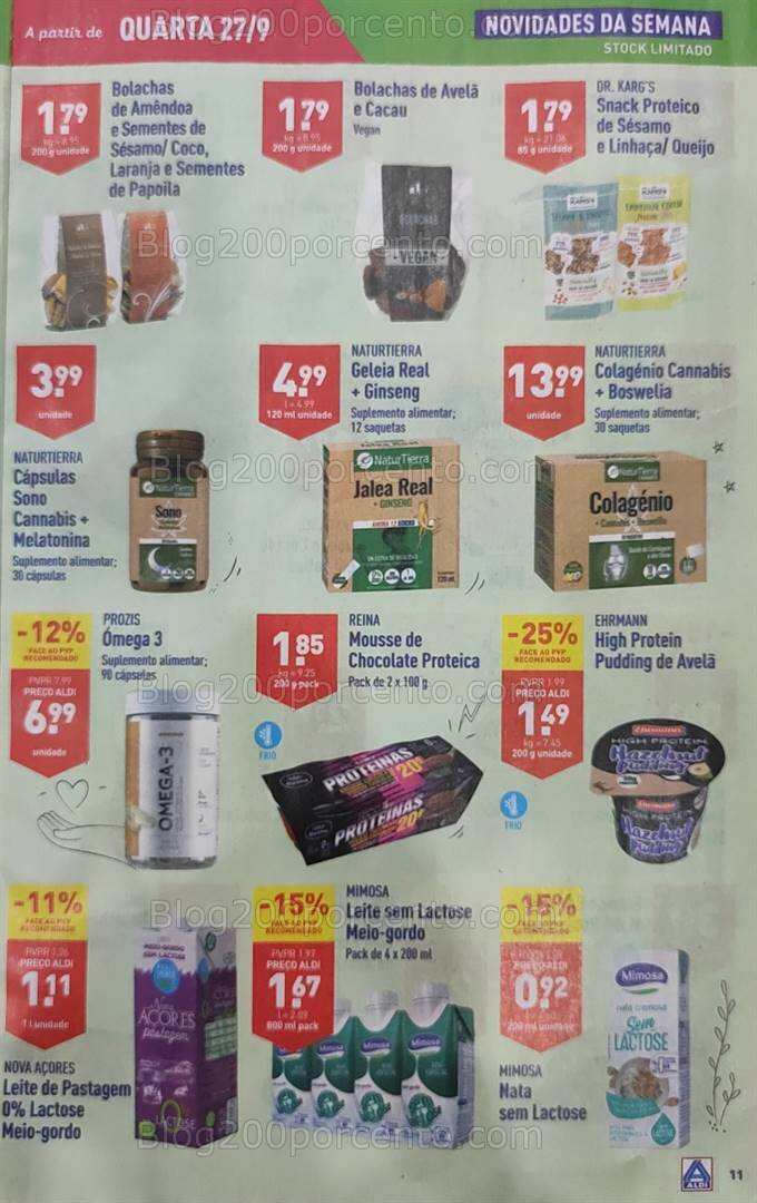 Antevisão Folheto ALDI Promoções de 27 setembro a 3 outubro