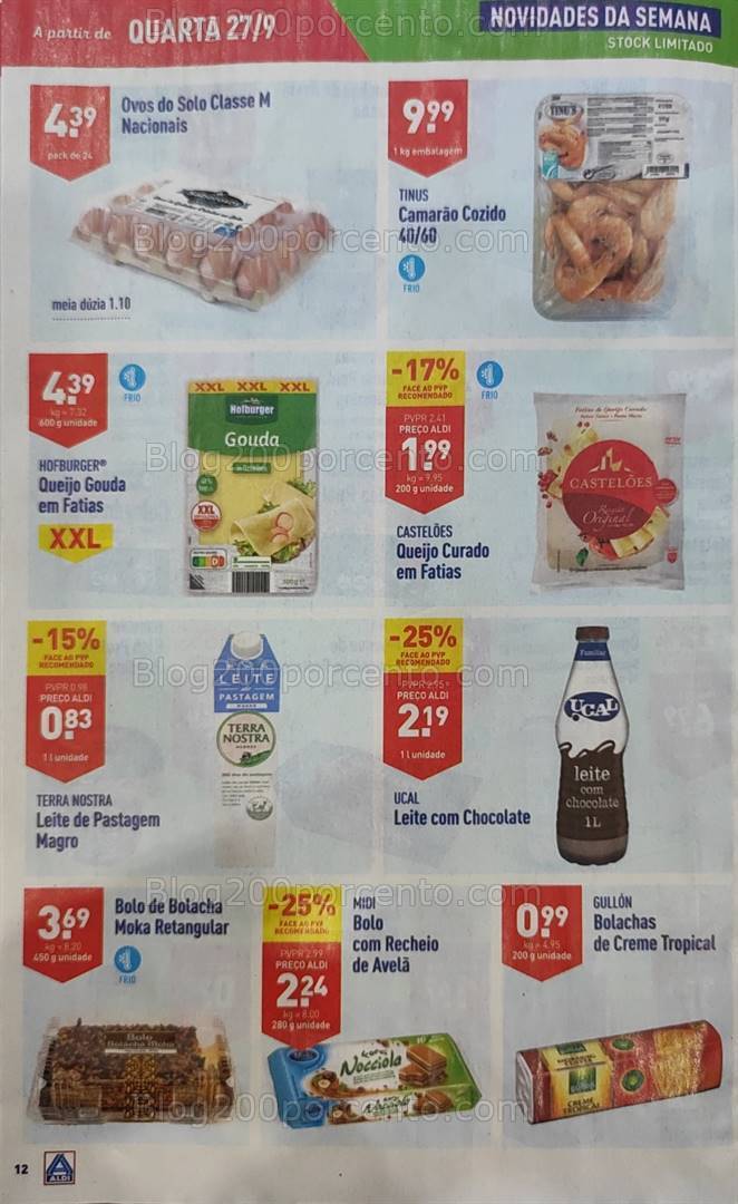 Antevisão Folheto ALDI Promoções de 27 setembro a 3 outubro