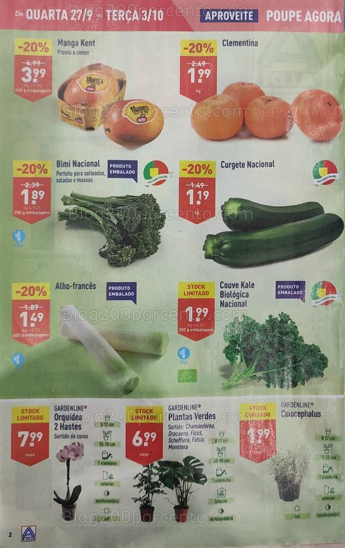 Antevisão Folheto ALDI Promoções de 27 setembro a 3 outubro