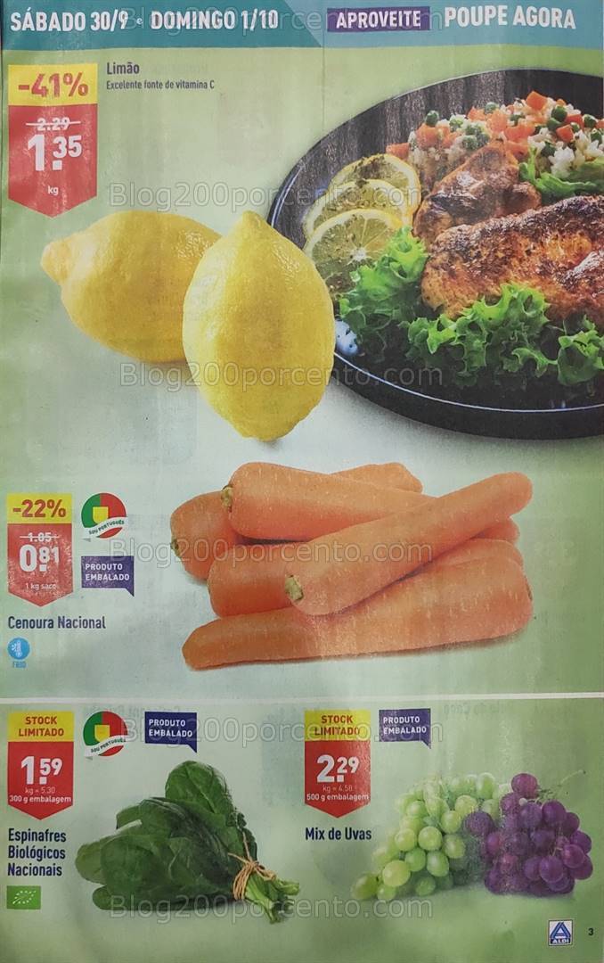 Antevisão Folheto ALDI Promoções de 27 setembro a 3 outubro
