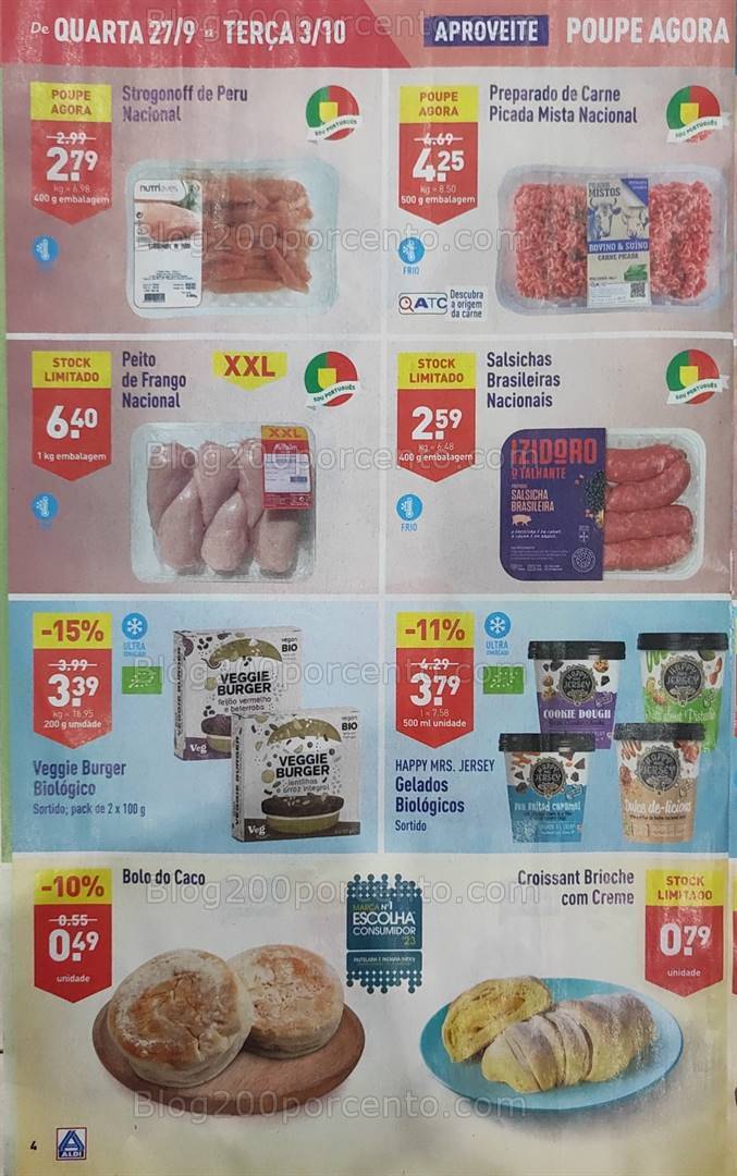 Antevisão Folheto ALDI Promoções de 27 setembro a 3 outubro