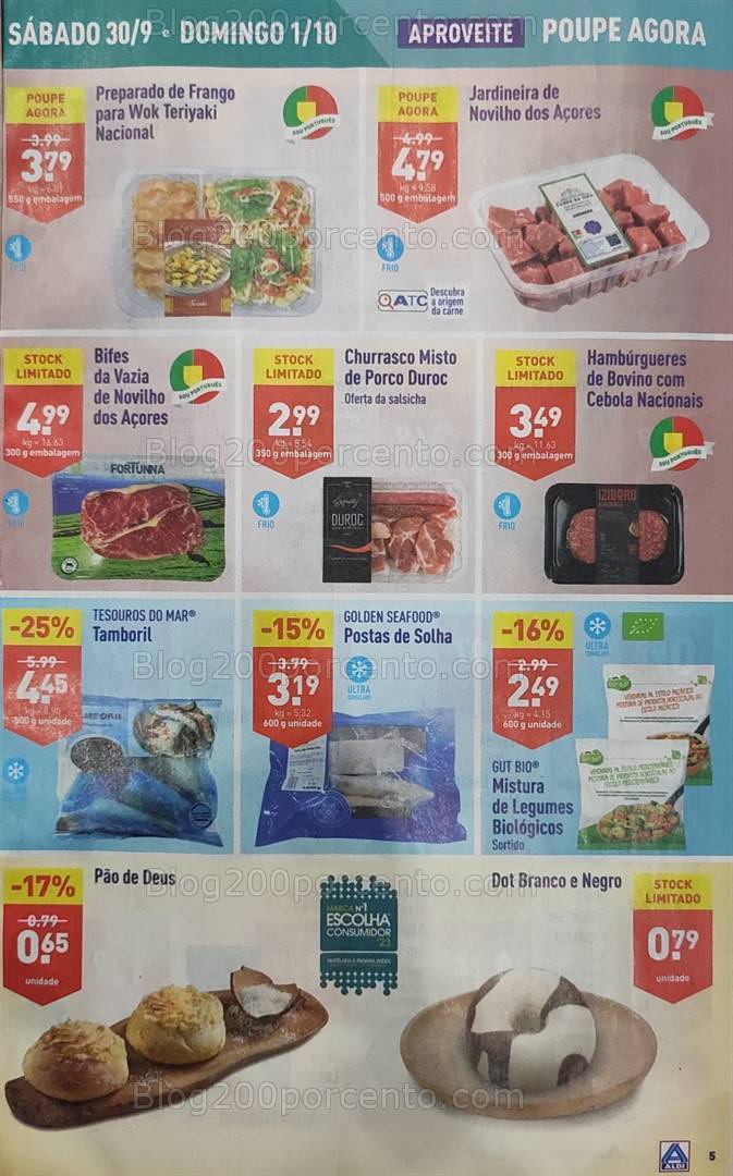 Antevisão Folheto ALDI Promoções de 27 setembro a 3 outubro