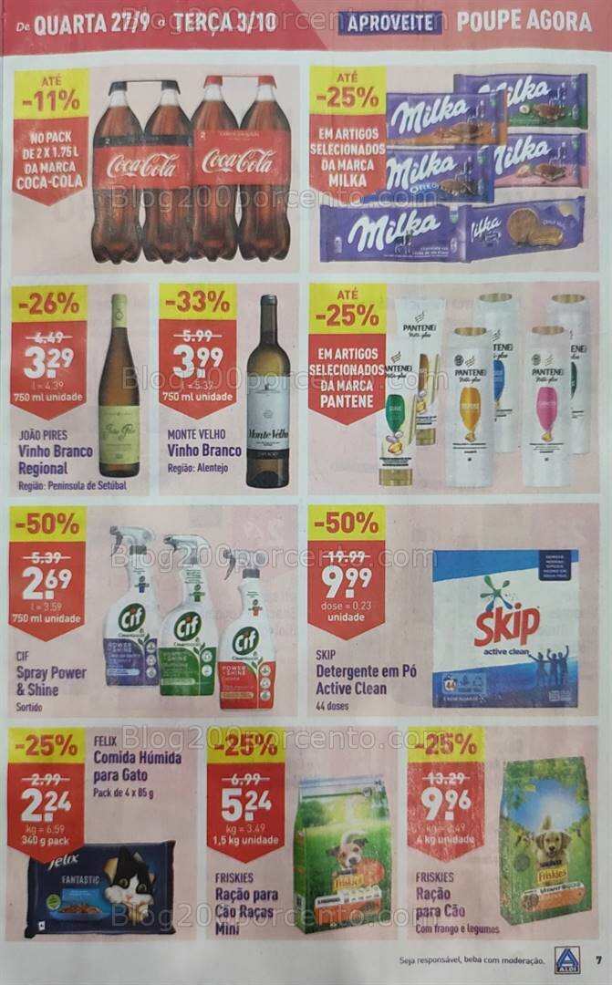 Antevisão Folheto ALDI Promoções de 27 setembro a 3 outubro