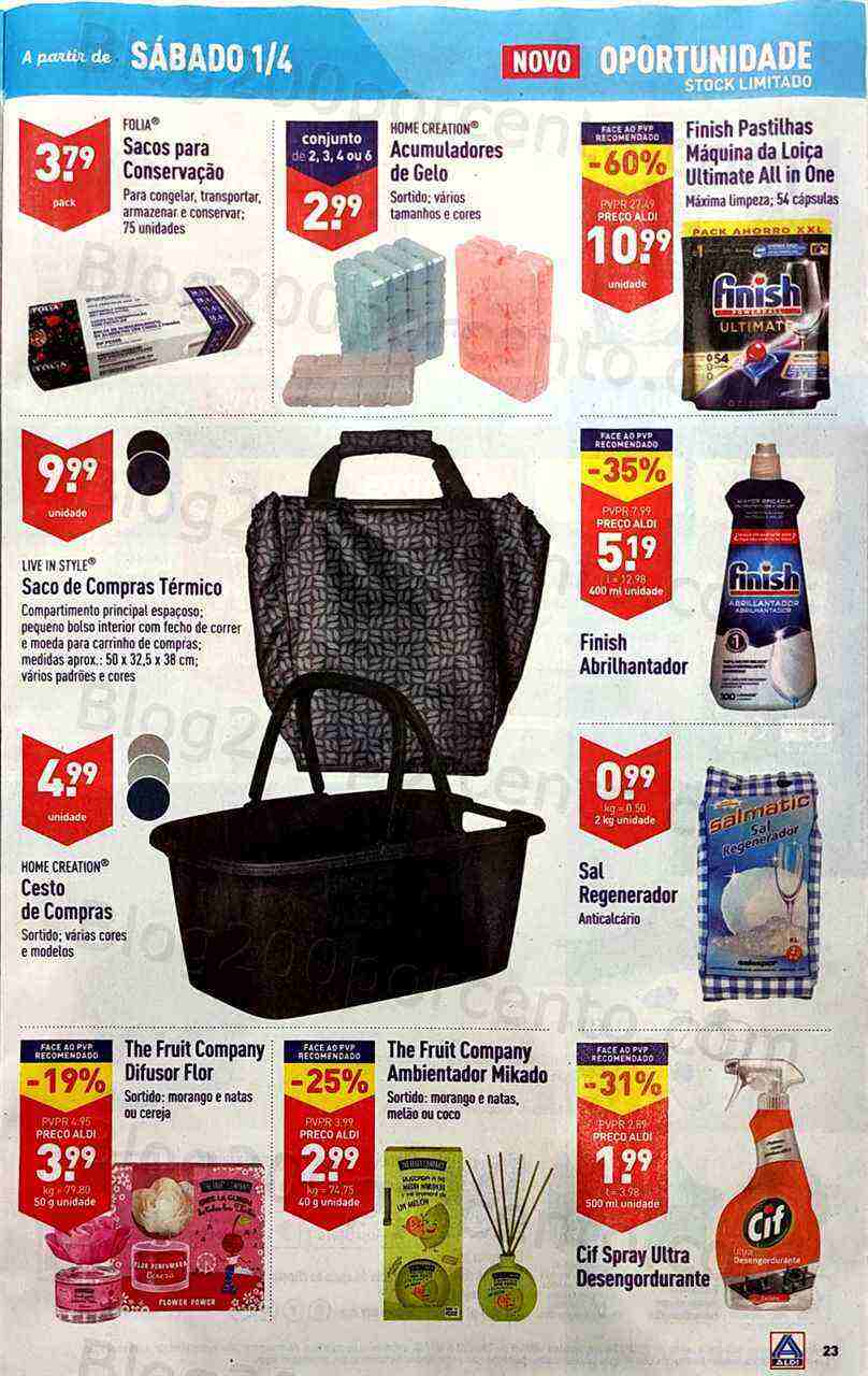 Antevisão Folheto ALDI Promoções de 29 março a 4 abril