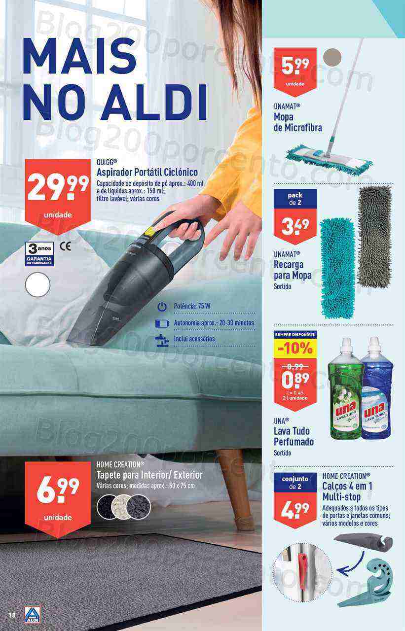 Antevisão Folheto ALDI Promoções de 3 a 9 maio