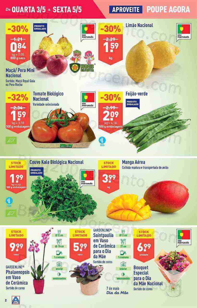 Antevisão Folheto ALDI Promoções de 3 a 9 maio