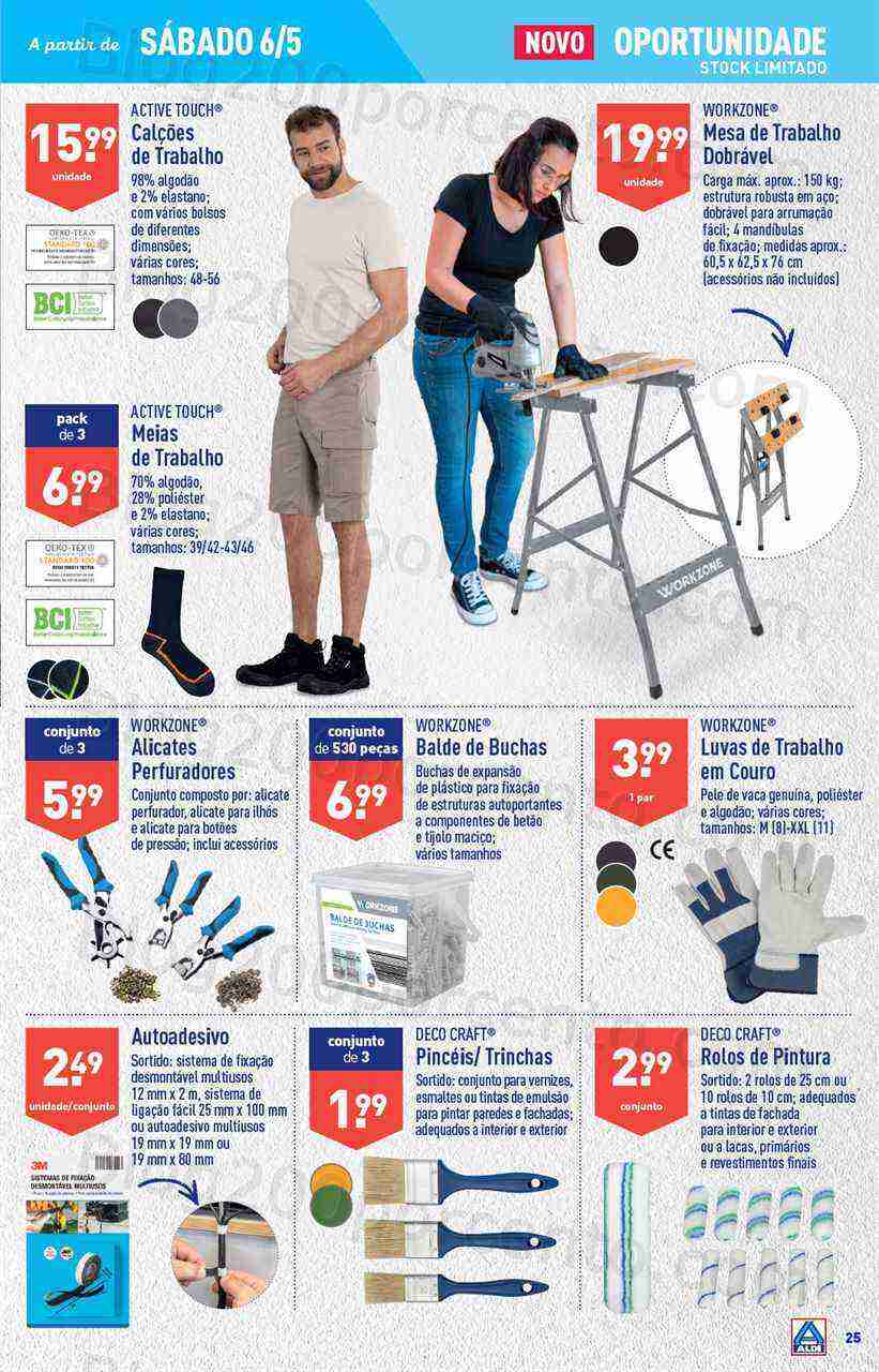 Antevisão Folheto ALDI Promoções de 3 a 9 maio