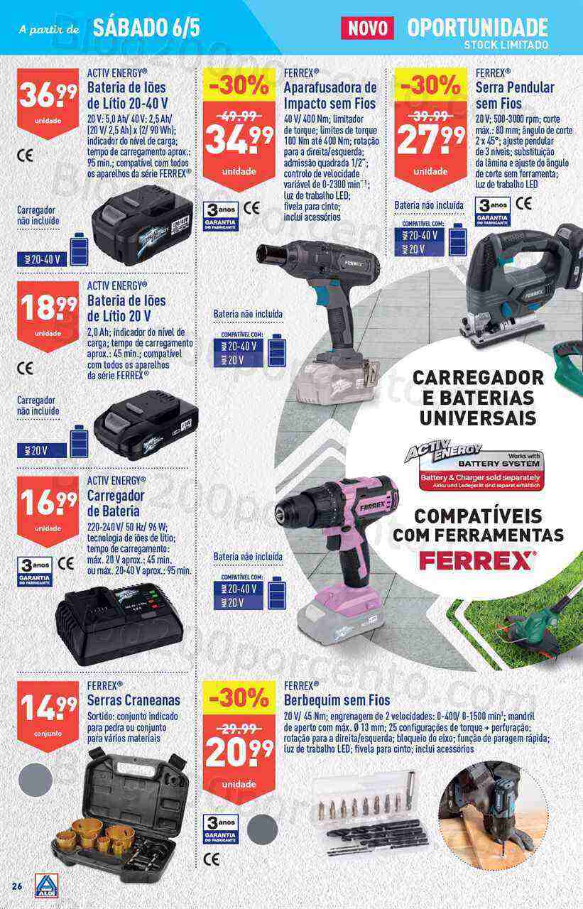 Antevisão Folheto ALDI Promoções de 3 a 9 maio