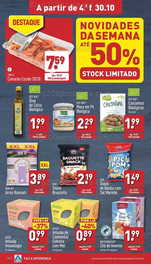 Antevisão Folheto ALDI Promoções de 30 outubro a 5 novembro