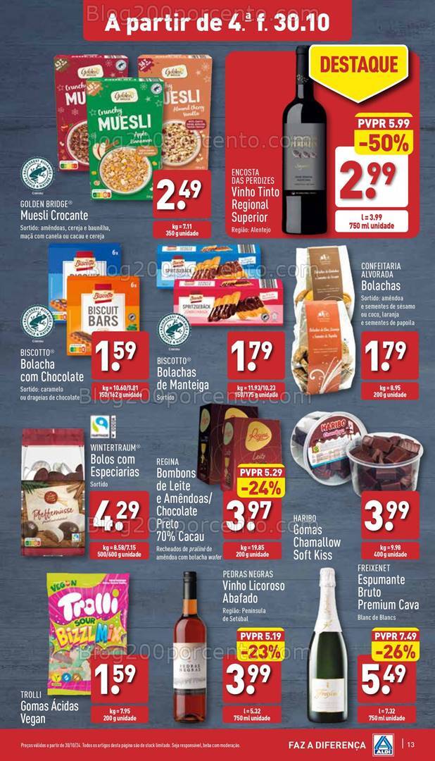 Antevisão Folheto ALDI Promoções de 30 outubro a 5 novembro